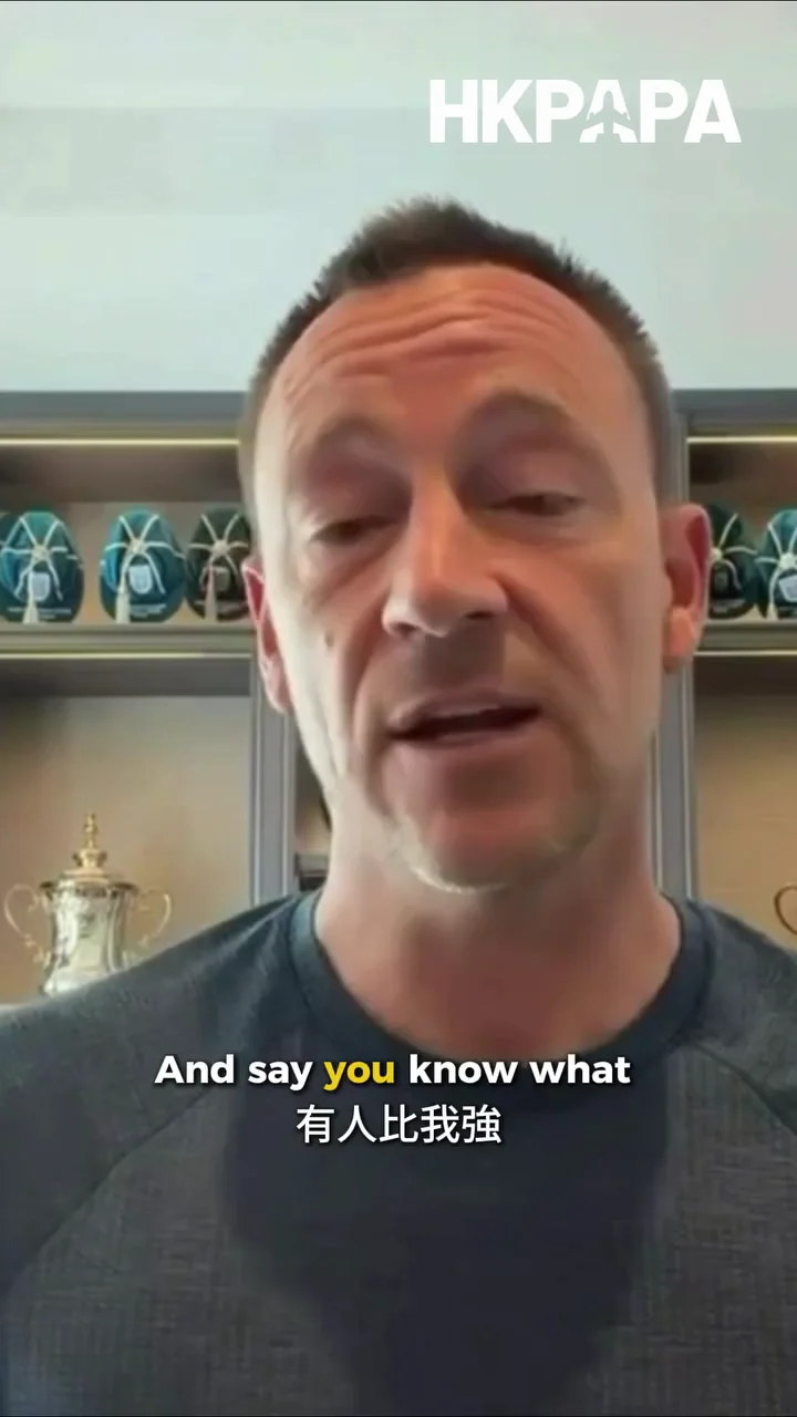 John Terry delivering his message to HKPAPA graduates.