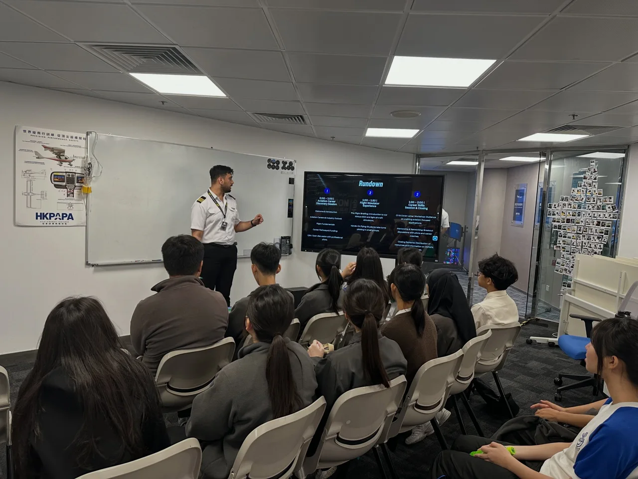 Pilot sharing and classroom discussion