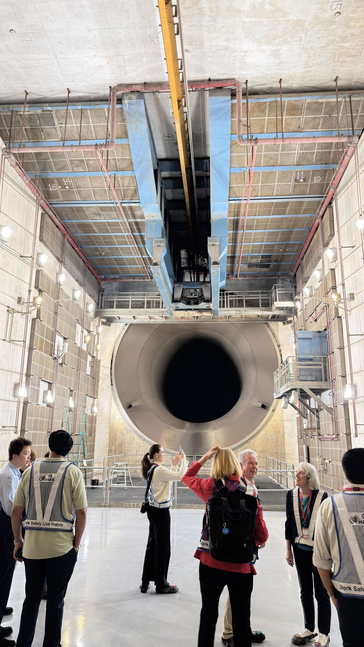 Aircraft engineering facility tour