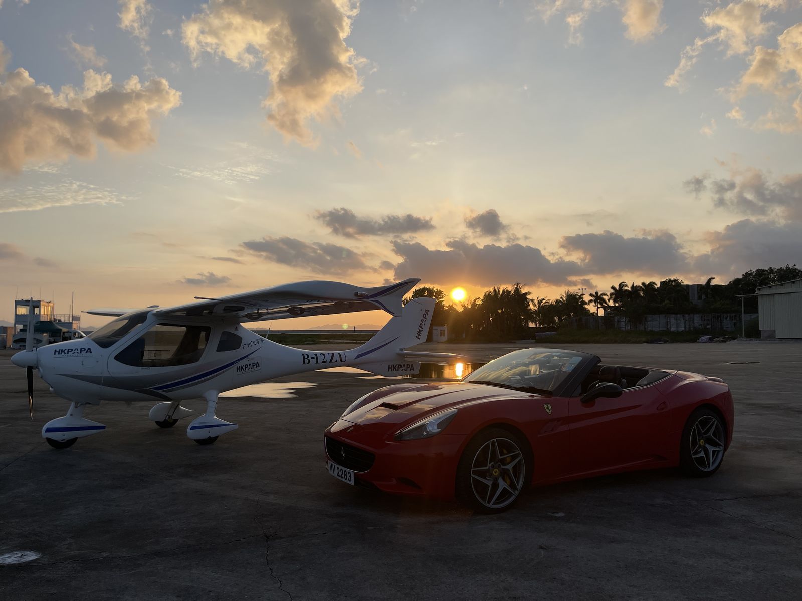 CTLS on the ramp at the training airfield